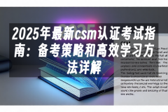 苹果cms模板2025年最新csm认证考试指南：备考策略和高效学习方法详解苹果cms